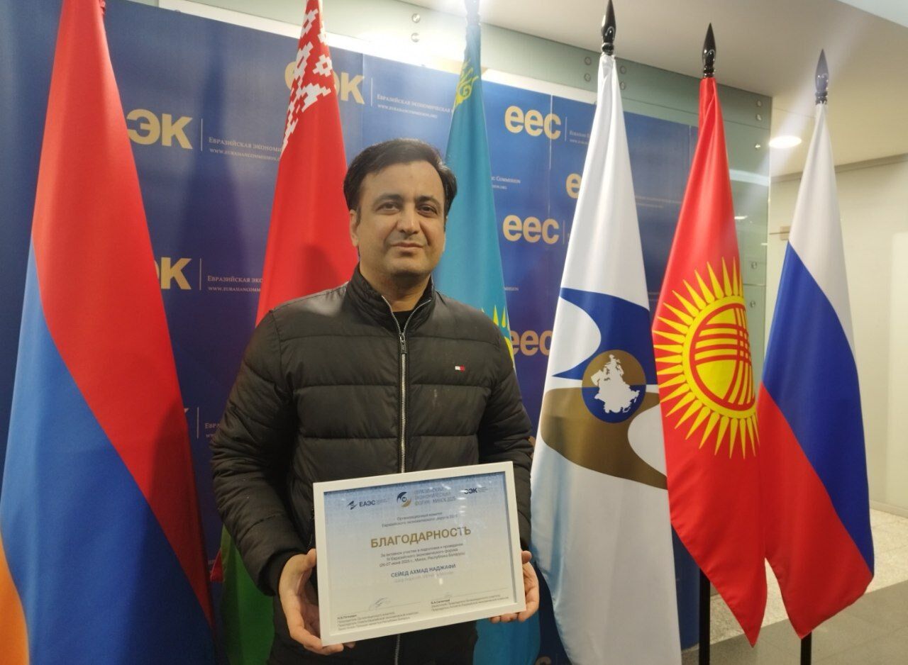 IRNA journalist receives award from Eurasian Economic Union