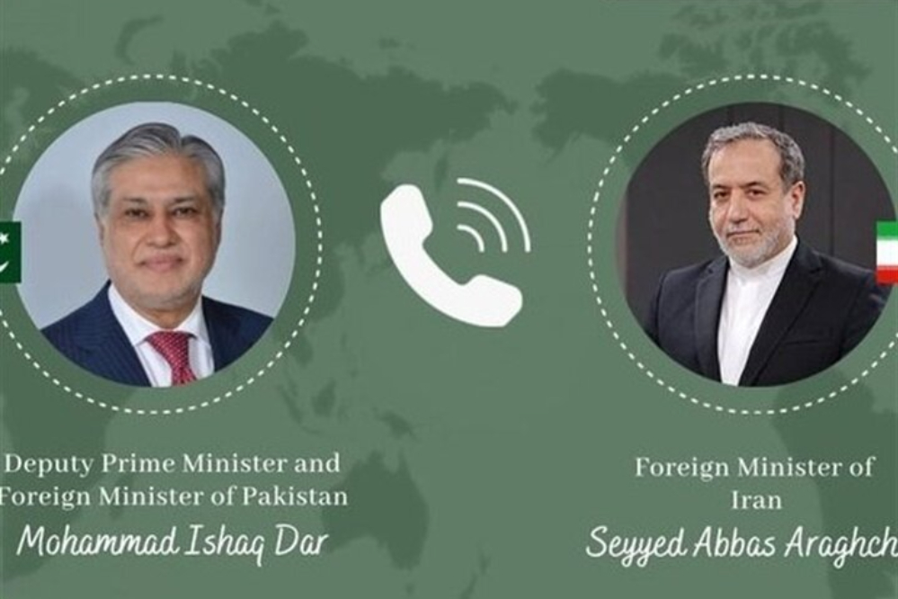 مشاورات هاتفية بين عراقجي ونظيره الباكستاني