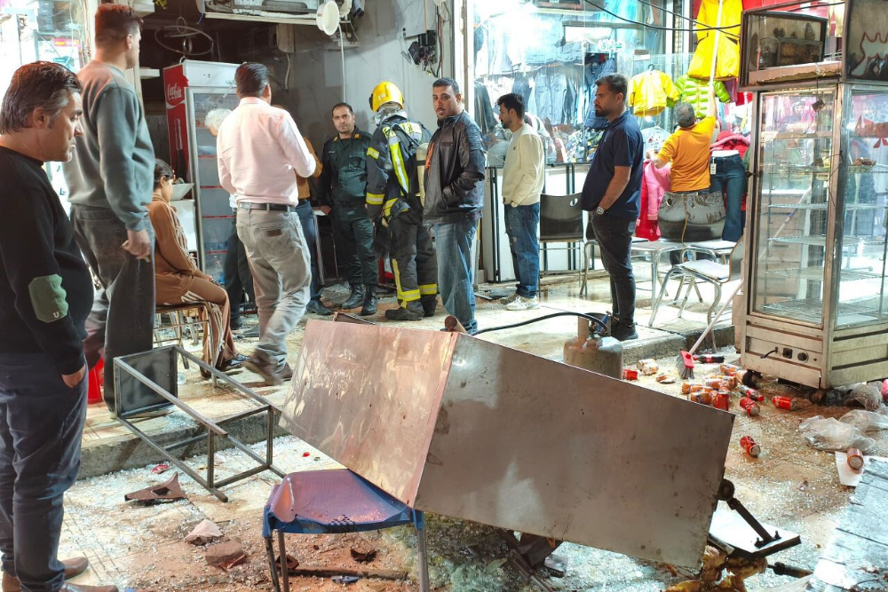 نشتی گاز و انفجار در بندرعباس 8 مجروح بر جای گذاشت