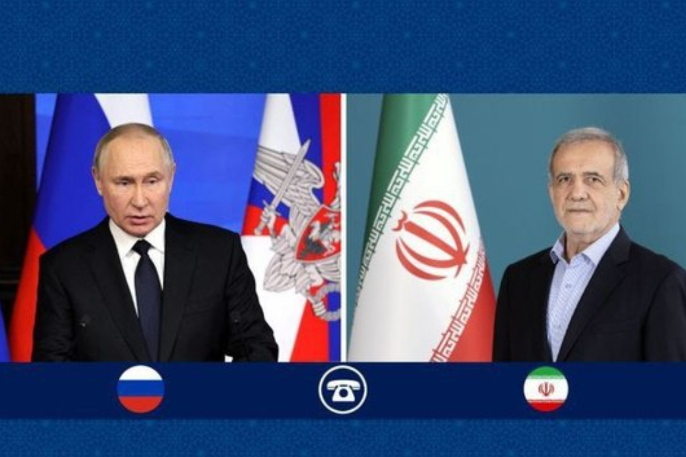 Пезешкиан и Путин обсудили по телефону текущее состояние двусторонних отношений