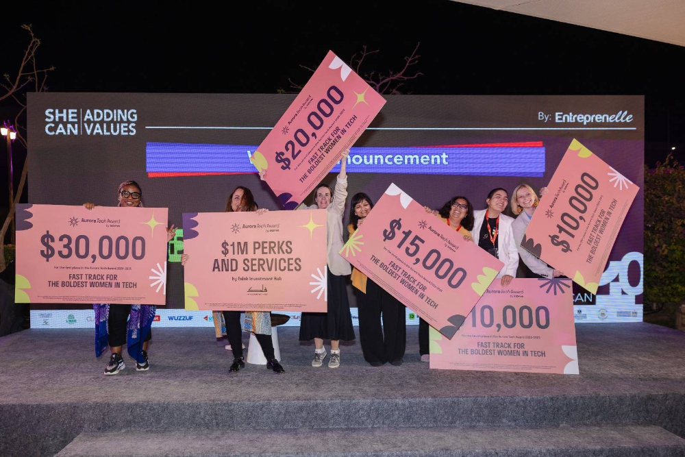 إندرايف تكشف عن أفضل 100 رائدة أعمال لـ جائزة Aurora Tech لعام 2026