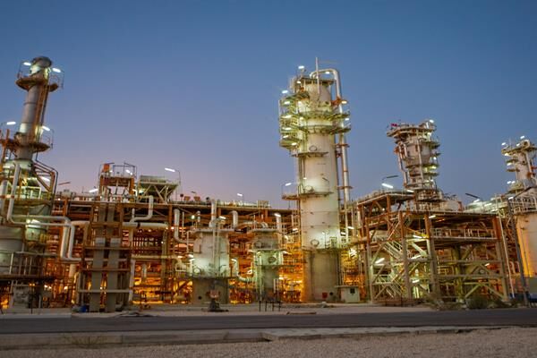 South Pars complex produces 600 million cubic meters of sweet gas daily