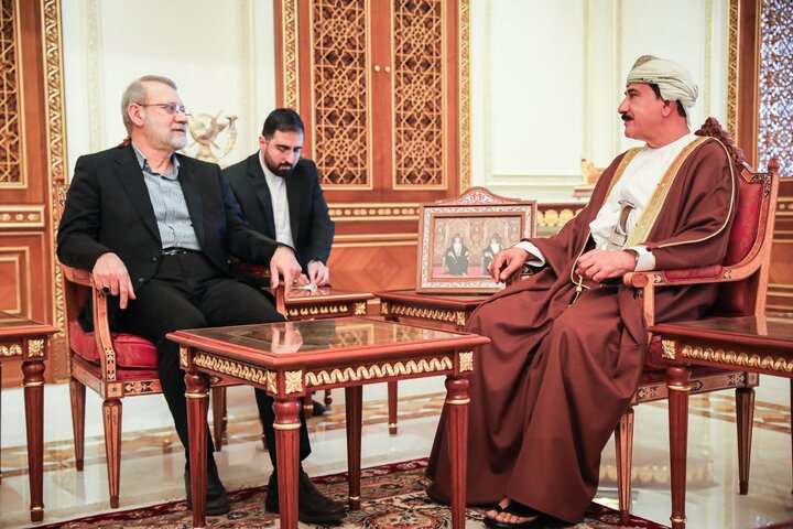 Larijani meets Omani minister of royal office