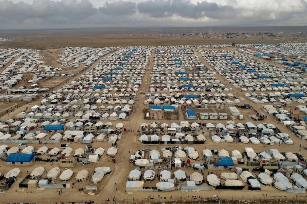 רוב משפחותיהם של לוחמי דאעש זרים עזבו את מחנה אל-חול בסוריה.