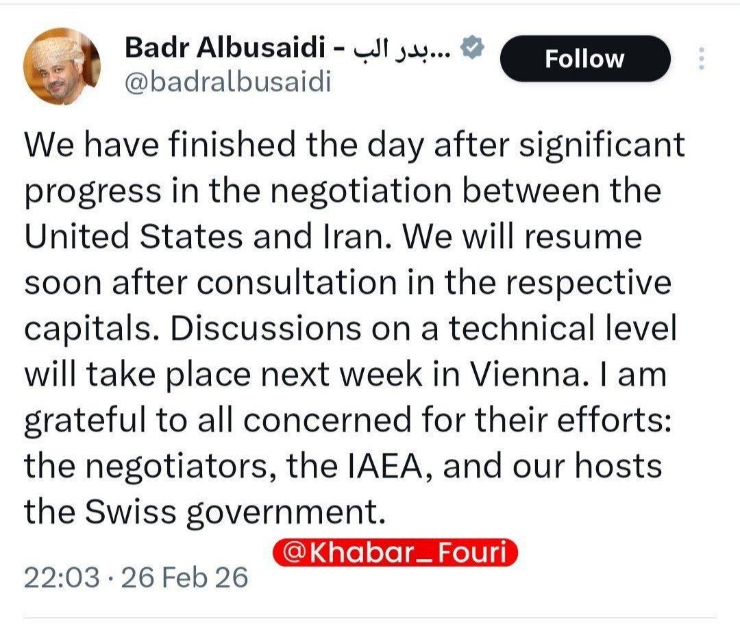 تویت+وزیر+خارجه+عمان