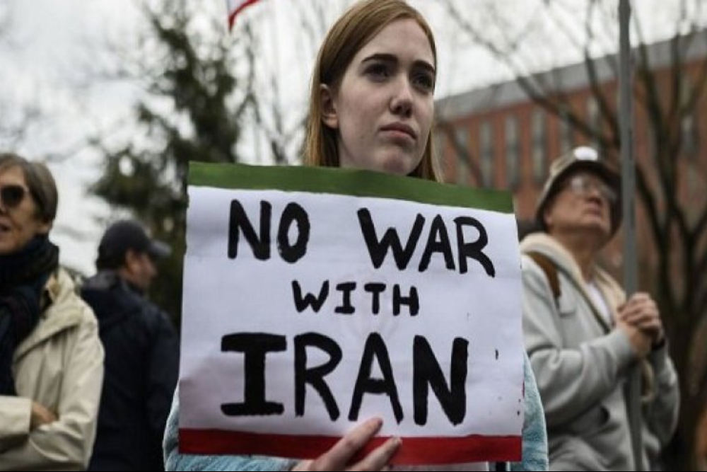 مظاهرات مليونية في امريكية دعما لايران