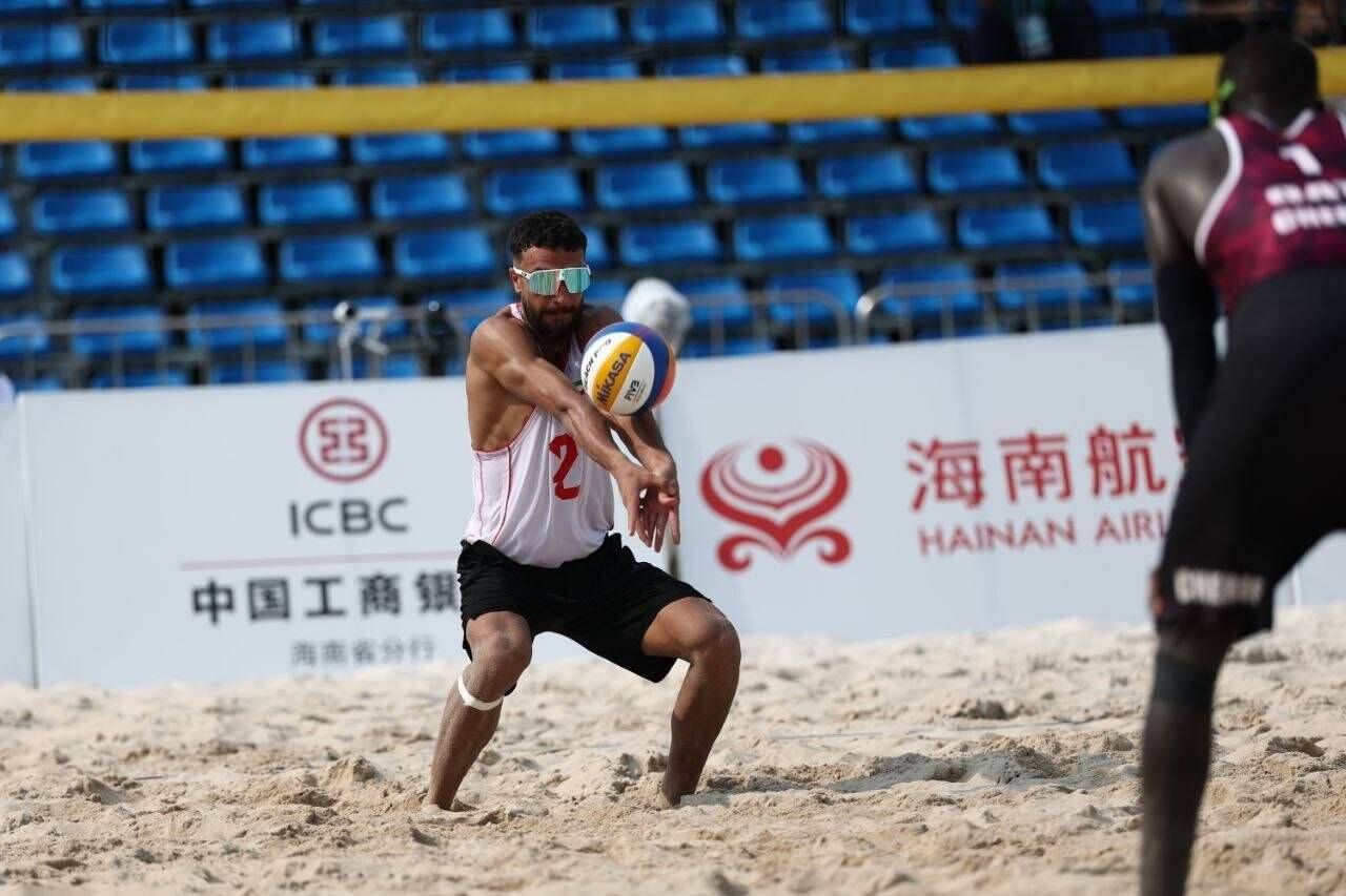 Iran’s beach volleyball team secures silver at Asian Beach Games