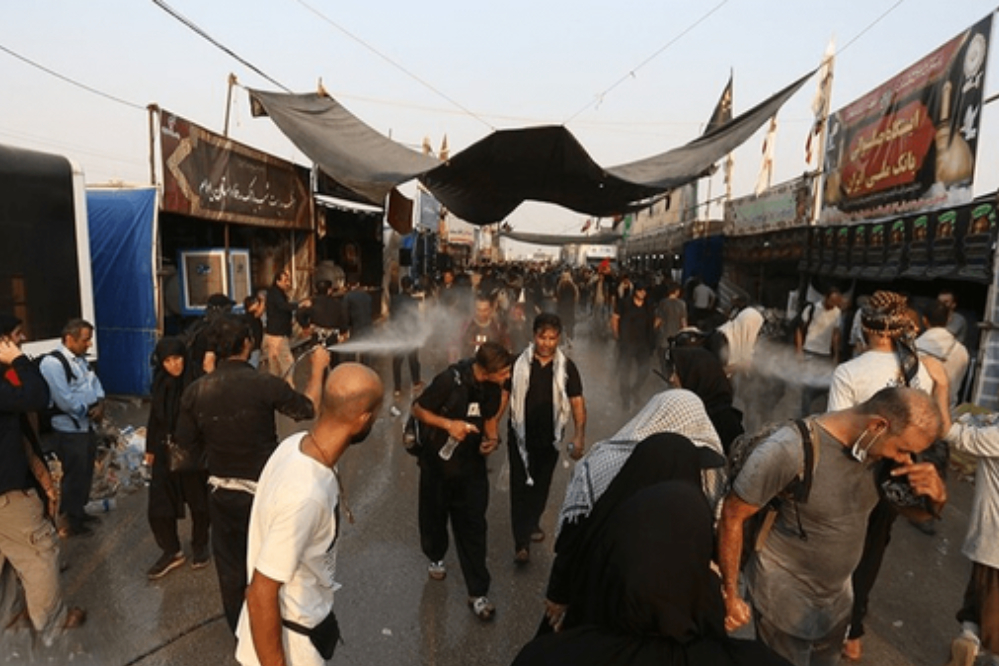 استقرار بیش از ۲۵۰ موکب درمانی در مسیر نجف تا کربلا