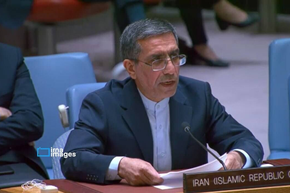 إيران توجّه رسالة إلى مجلس الأمن الدولي في أعقاب العدوان الأمريكي الجديد على جزيرة لارك