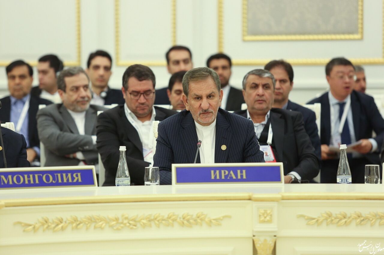 جهانغيري: بقاء الإتفاق النووي رهن بتمتع ايران بمنافعها الاقتصادية