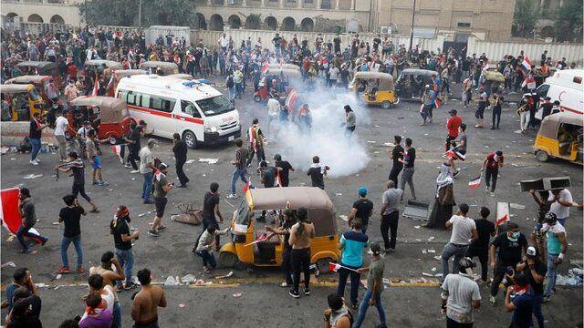 نفوذی ها، تظاهرات مردم عراق را به خشونت کشاندند