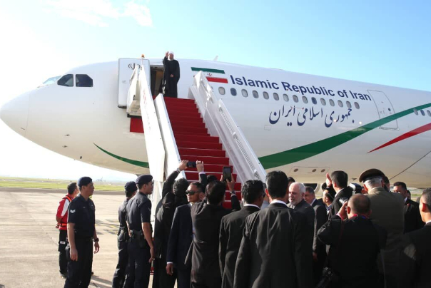 روحانی توکیو را به مقصد تهران ترک کرد