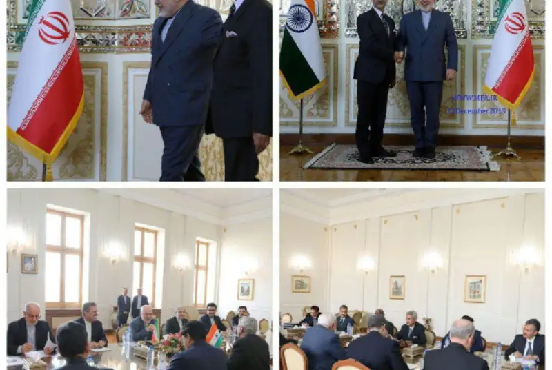 توییت ظریف پس از دیدار با وزیر خارجه هند