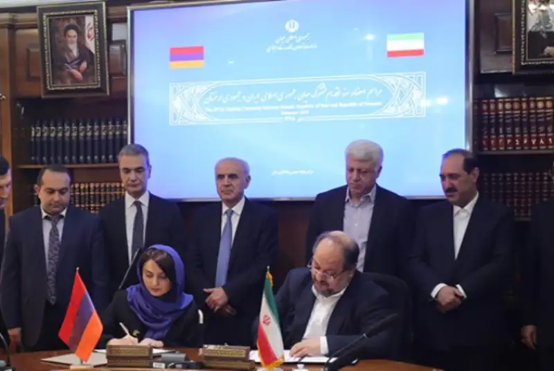 امضای برنامه اقدام مشترک همکاری بین وزرات کار ایران و ارمنستان