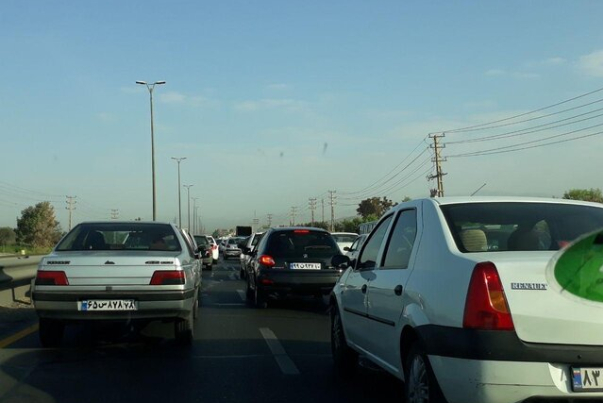 ترافیک پرحجم در هراز و چالوس