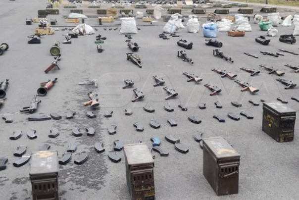 سوريا.. العثور على أسلحة بينها إسرائيلي وأمريكي الصنع في المنطقة الجنوبية