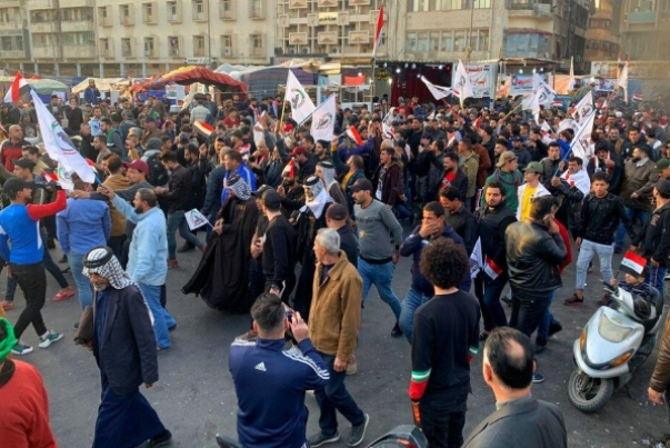 غضب شعبي في العراق إثر العدوان الأمريكي على الحشد الشعبي