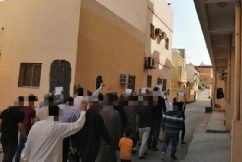 تظاهرات بحرینی‌ها در محکومیت ترور شهیدان سردار سلیمانی و المهندس