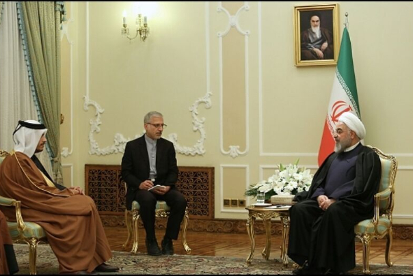 روحاني لوزير خارجية قطر: امريكا ستدفع الثمن باهظاً
