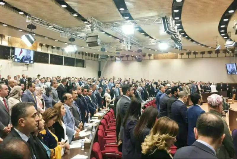 نمایندگان پارلمان عراق خواستار خروج نیروهای آمریکایی شدند