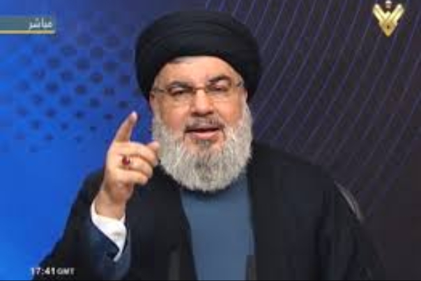 آغاز سخنرانی دبیرکل حزب‌الله لبنان
