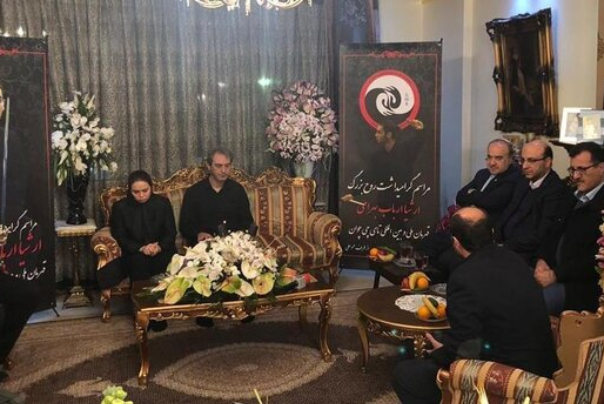 دیدار وزیر ورزش با خانواده ورزشکار شهید سانحه سقوط هواپیمای اوکراینی