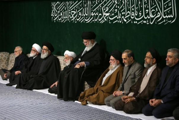 مراسم عزاداری شام شهادت حضرت فاطمه زهرا (س) در حسینیه امام خمینی
