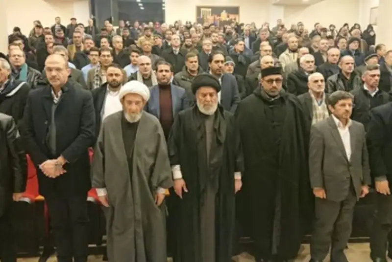 مراسم چهلم شهید قاسم سلیمانی در لبنان برگزار شد