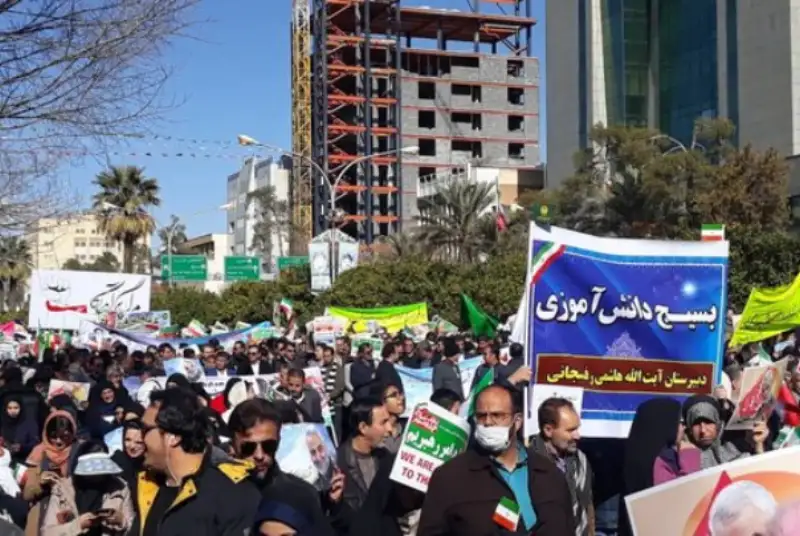 بازتاب راهپیمایی 22 بهمن در رسانه‌های جهان