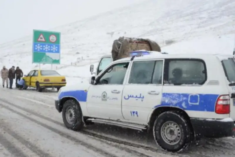 برف و باران در اکثر محورهای مواصلاتی کشور
