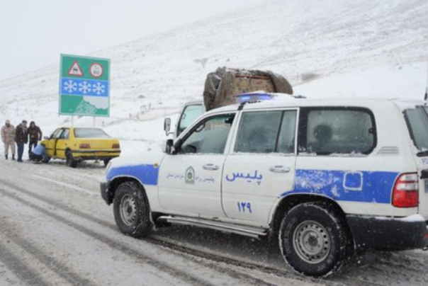 برف و باران در اکثر محورهای مواصلاتی کشور