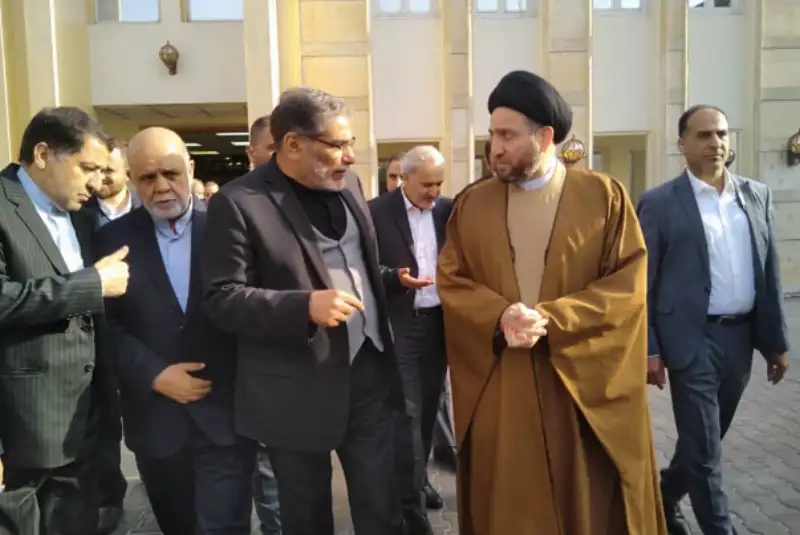 دیدار شمخانی با سران گروه‌های سیاسی عراق در بغداد
