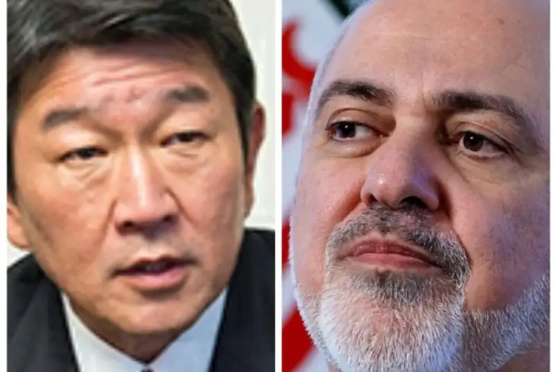 گفتگوی ظریف و همتای ژاپنی با محوریت مبارزه با کرونا و لغو تحریم‌های غیرقانونی آمریکا