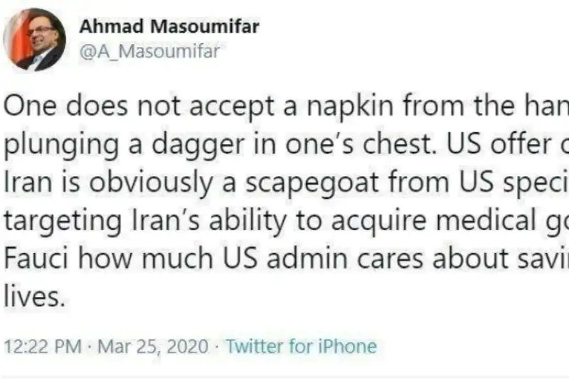 از دستی که خنجر در سینه‌ات فرو می‌‌کند، دستمال قبول نمی‌کنند