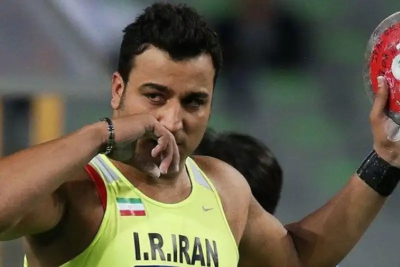تست کروناى احسان حدادى، قهرمان پرتاب دیسک ایران مثبت اعلام شد