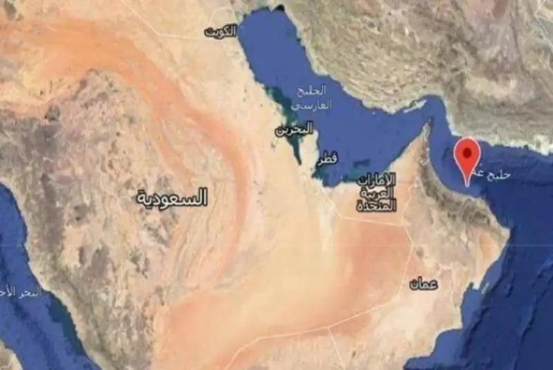 سیطره افراد مسلح بر یک کشتی در خلیج عمان