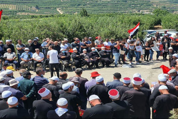 أبناء الجولان السوري يجددون رفضهم المخططات التهويدية