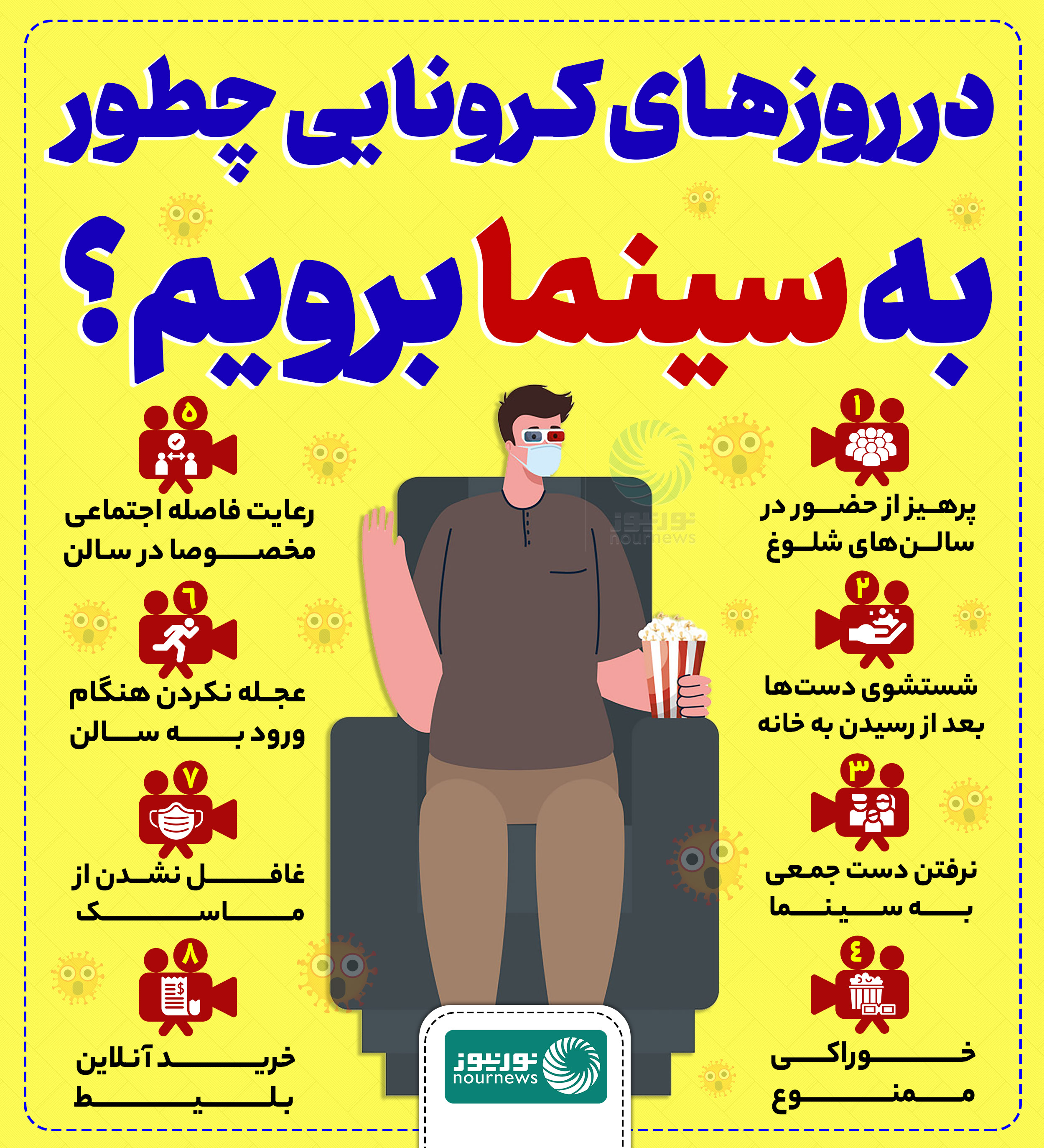 در روزهای کرونایی چطور به سینما برویم