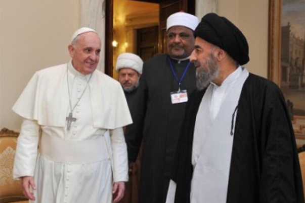 المرجع الكبير آية الله العظمى المدرسي مشاركاً في المؤتمر العالمي لقادة الأديان