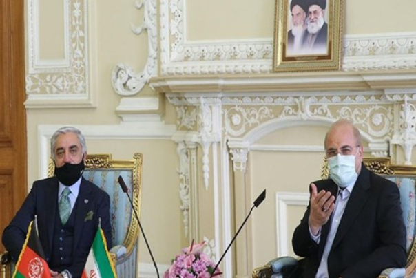 رئيس المجلس الأعلى للمصالحة الوطنية الأفغانية يجتمع بقاليباف