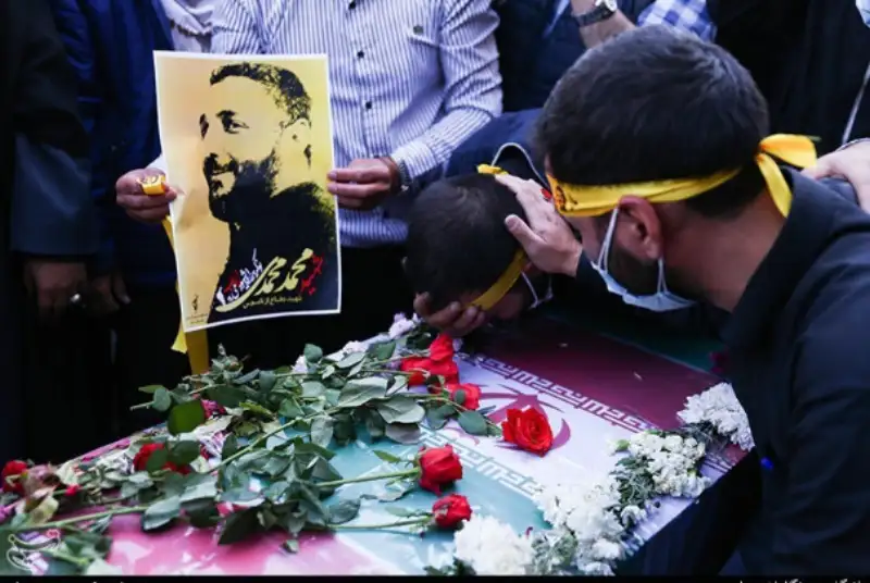 پیکر شهید امر به معروف، محمد محمدی تشییع شد