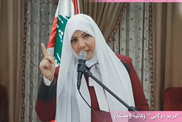 ممثلة لبنانية: إنتاج أعمال عن الشهيد سليماني دروس جهادية مفتوحة للعالم