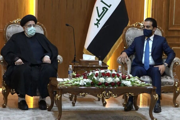 السيد رئيسي يبحث مع الحلبوسي القضايا ذات الاهتمام المشترك