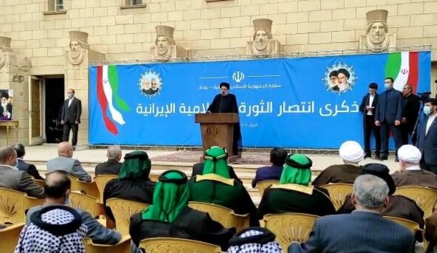 رئيسي من العراق: يجب طرد القوات الامريكية من المنطقة