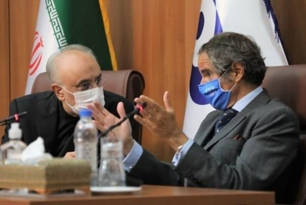 دیدار مدیرکل آژانس با رئیس سازمان انرژی اتمی ایران