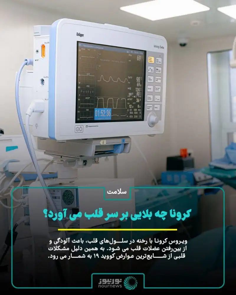 عکس‌نوشت: کرونا چه بلایی بر ‌سر‌ قلب می‌آورد؟