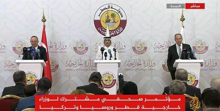 روسيا وتركيا وقطر تؤكد على وحدة الاراضي السورية