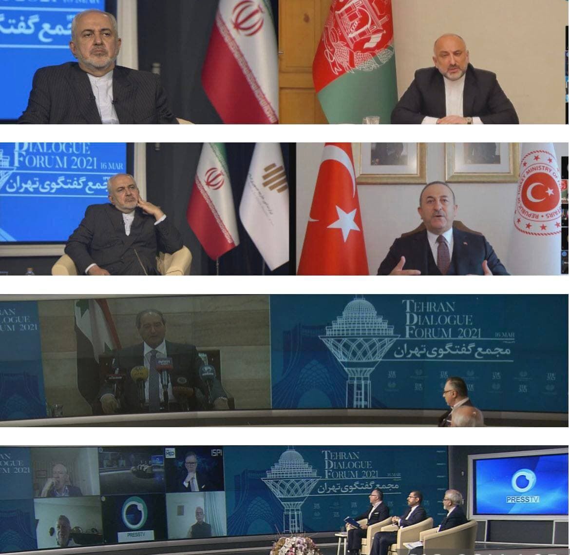 اجتماع "مجمع حوار طهران" الافتراضي يدين انسحاب امريكا من الاتفاق النووي