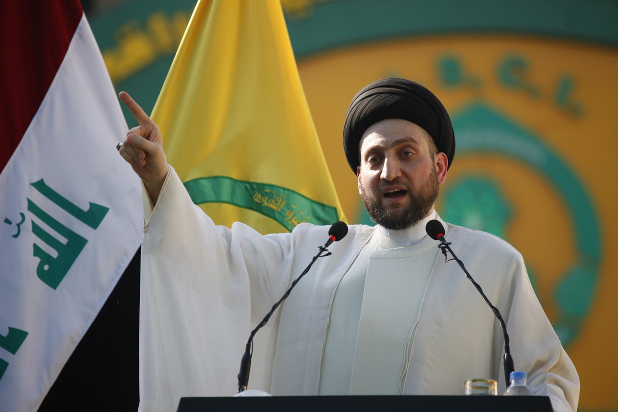 حکیم در دیدار وزیر خارجه فلسطین: مخالف عادی‌سازی روابط با رژیم غاصب صهیونیستی هستیم