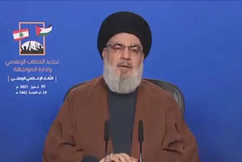 سید‌حسن‌ نصرالله: نظامیان آمریکایی در عراق و شرق فرات اشغالگرند/علت اصلی بحران لبنان آمریکاست